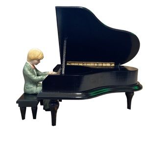 Enesco First Recital Music Box. E-8794 1982 Edition. Porcelain boy figure.